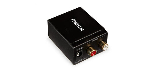 Fonestar Convertidor Audio FO-37DA Input Toslink And Rca Output 2X Rca — image 1