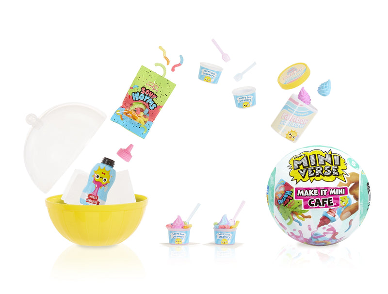 Mga Entertainment Miniverso Mga: Make It Mini Foods Cafe Series 5, Elaboración Artículos Variados 546801-EU