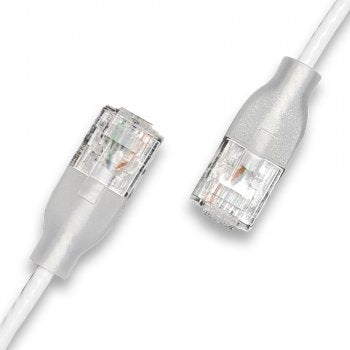 Wantec Network Cable UTP CAT.6A Eglow D2,8MM 3,00M White — image 1