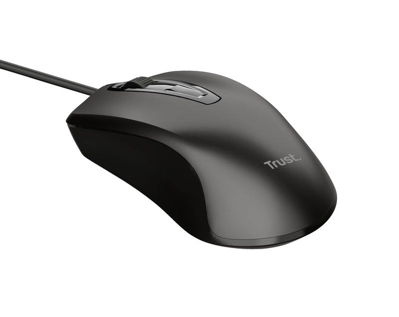 Trust Mouse Basics Wired Mouse Up To 1200 DPI