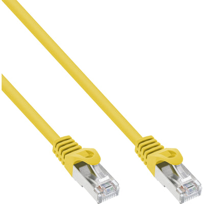 Inline Network Cable F/UTP CAT.5E Yellow 0,3M — image 1