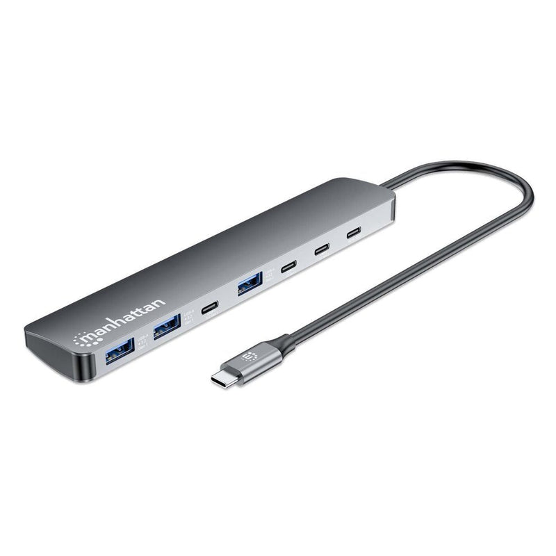 Manhattan 7-PORT USB-C/USB-A Hub 4 + 3 With Power Delivery