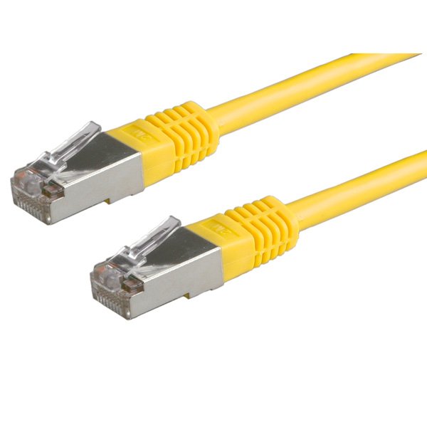 Roline Network Cable KAT.5E Class D S FTP Amarillo 0,5M