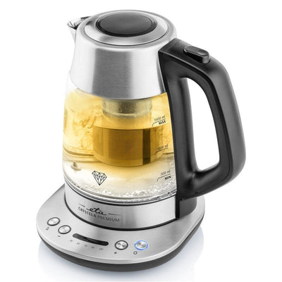 Eta Kettle 915390000 Crystela Premium, With Controller Eléctrico, Power 2200W, Capacity 1,5 L, Glass Steel Ino — image 1