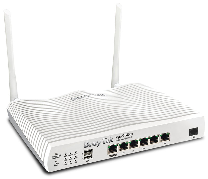 Draytek Vigor 2865AX Router Wireless Gigabit Ethernet Double Band (2,4GHZ 5GHZ) White