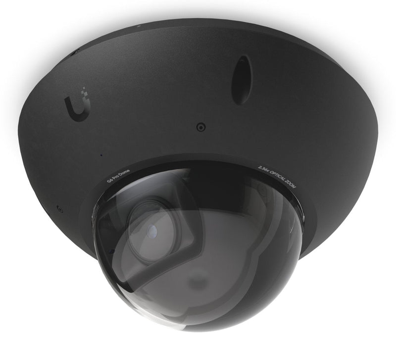 Ubiquiti Camera G6 Pro Dome Black 4K 30FPS UVC-G6-PRO-DOME-B Super Sharp 4K Camera With 2.36X Optical Zoom