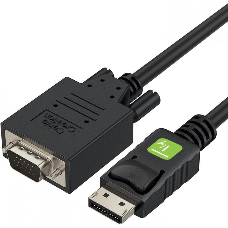 Techly 1.8M VGA/DisplayPort 1,8M VGA (d-sub) Black