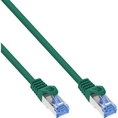Inline® Patch Cable CAT.6A, S/FTP, Tpe (lszh), Cca, Green, 0.3M — image 1