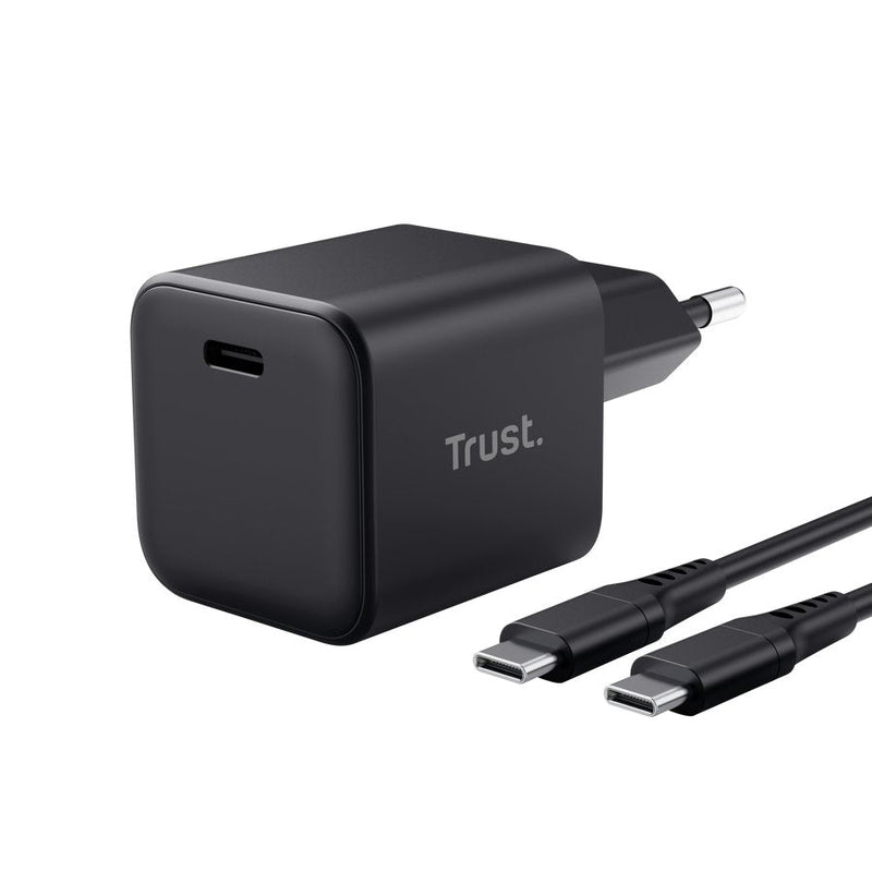 Trust Wall Charger GaN Maxo 65W Ultrareducido 1x USB Type-c Includes USB Cable Type-c 65W
