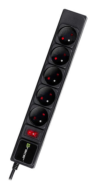 Tracer Power Strip Powergear 5M 5 Gniazd Black TRALIS47138 — image 1
