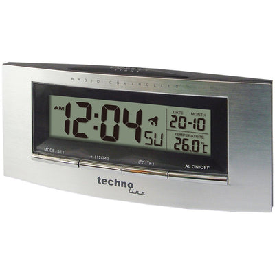 Technoline Wt 182 Despertador Watch Despertador Digital Silver — image 1