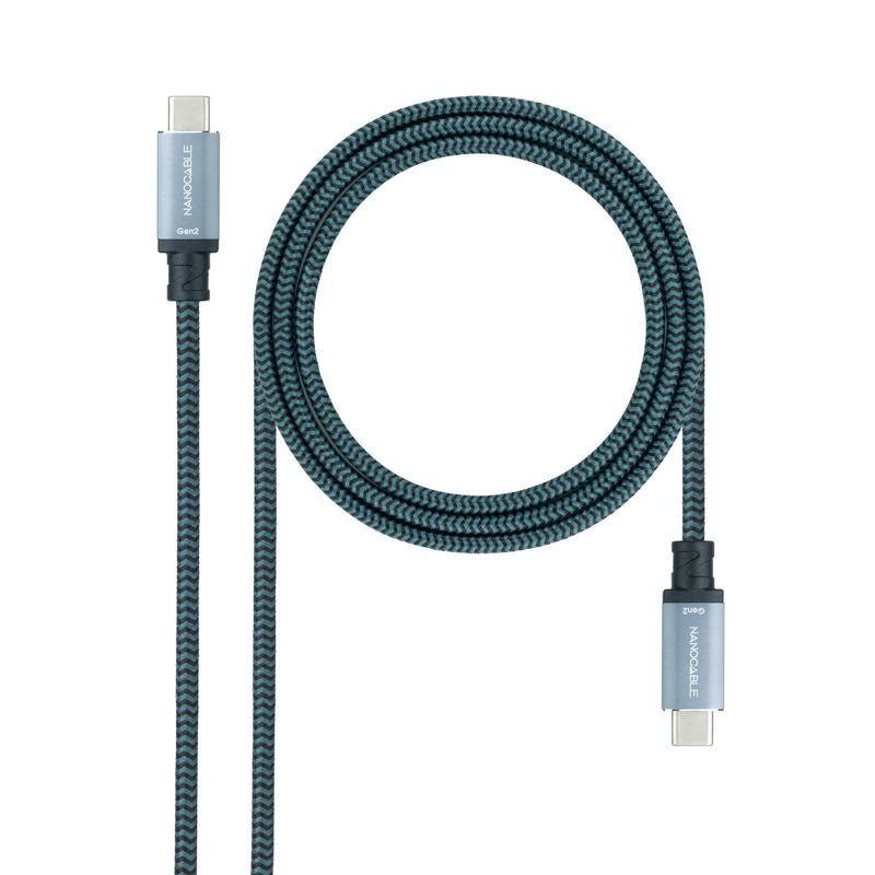 Nanocable USB Cable 3.1 GEN2 5A USB-C/M-usb-c/M 2M - Black