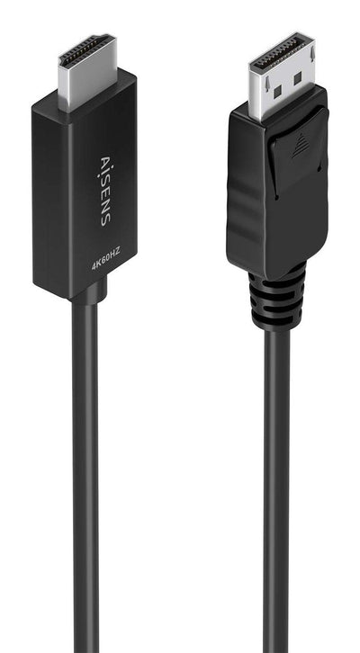 Aisens Cable Converter DisplayPort a HDMI 4K@60HZ, DP/M-hdmi/M, Black 1.0M — image 1