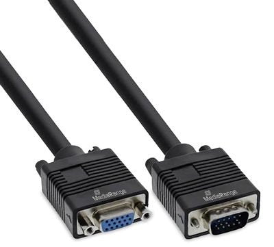 Mediarange MRCS249 Cable VGA 2M VGA (d-sub) Black — image 1