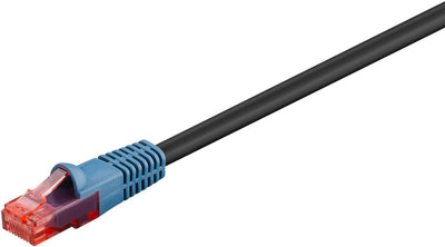 Goobay Cable CAT.6 Outdoor-patchkabel U/UTP 50M 2x RJ45 Black — image 1