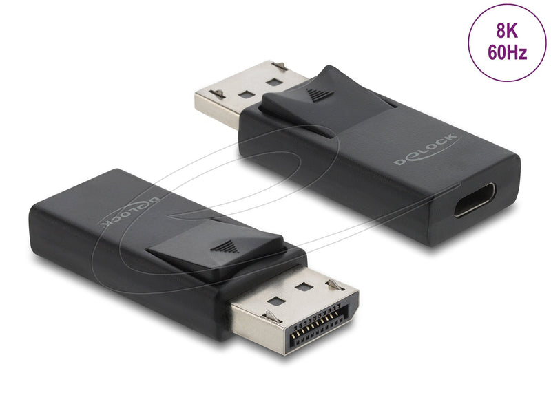 Delock USB Type-c™ a DisplayPort Adapter 8K With Hdr And Hdcp Stand