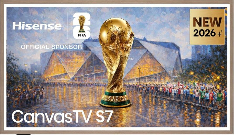 Hisense TV 65S7S 65 UHD 4K QLED Canvas Modo Arte Hi-matte 144HZ Gaming