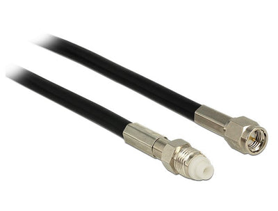Delock Cable Antenna Fme Female Sma Male RG-58 10M — image 1