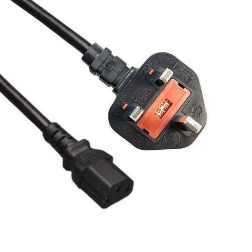 Eeconn S12A-044-01007 Cable Power Black 1,8M Netzstecker Typ G C13-KOPPLER