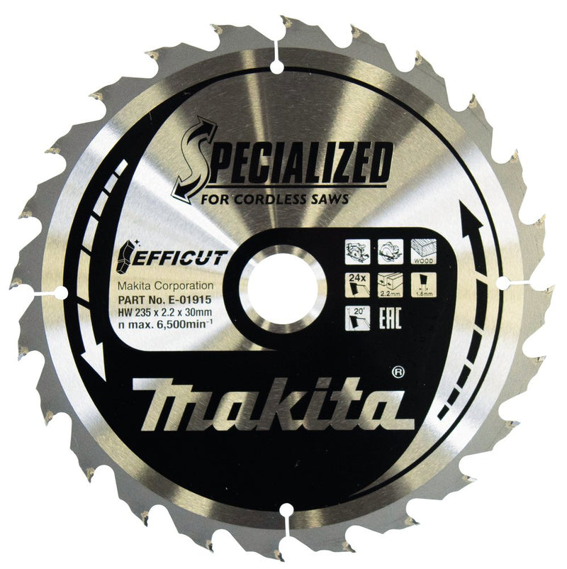 Makita E-01915 Hoja Saw Circular 23,5CM 1 Pieces