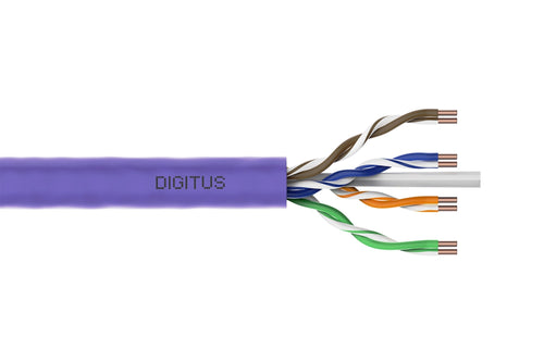 Digitus CAT.6 U-UTP Installation Cable Raw Length 100M Paper Box Lsoh AWG23 Simplex — image 1