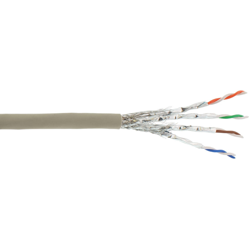 Inline Network Cable S/FTP Pimf CAT.6A Libre Halógenos 500MHZ Grey 100M