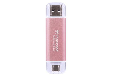Transcend ESD310P 1TB External SSD USB 10Gbps Type C a Pink — image 1