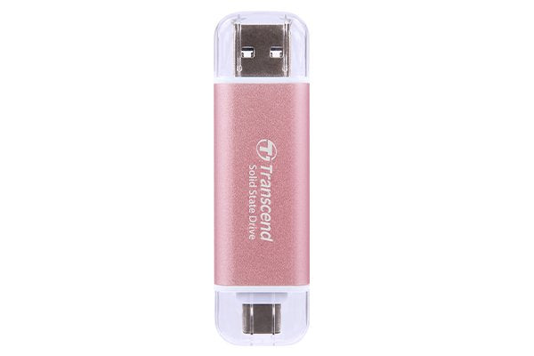Transcend ESD310P 1TB External SSD USB 10Gbps Type C a Pink