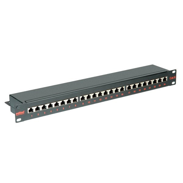 Roline KAT.6 Class And 48,26CM 19PULGADAS-PATCHPANEL 24P Apantallado Black
