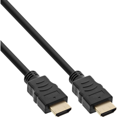 Inline® High Speed HDMI Cable With Ethernet, M/M, Black Golden Contacts, 10M — image 1
