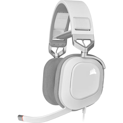 Corsair HS80 RGB USB Headphones Alámbrico Mano Set White — image 1