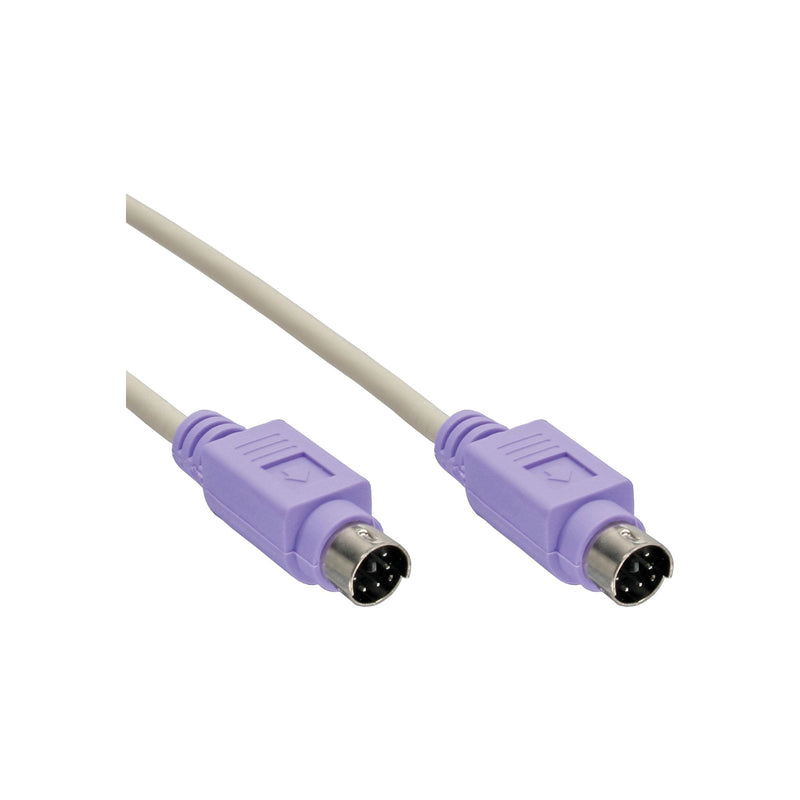Inline Ps/2 Cable Male a Male Grey / Violet 2M