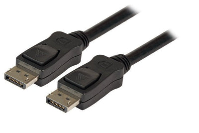 Cable Connection DisplayPort 1.2 Efb, 4K 60HZ St-st, 10M, Black — image 1