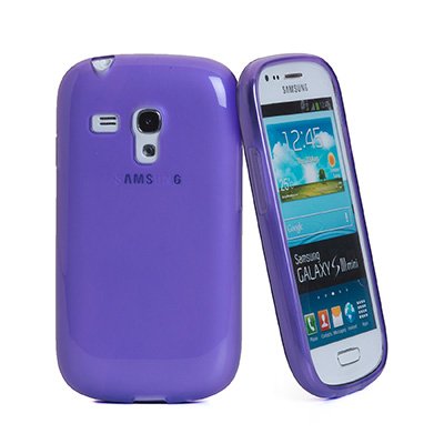 Celly GELSKIN280V Case For Case For Galaxy S3 Mini GT-I8190 Folio Violet — image 1