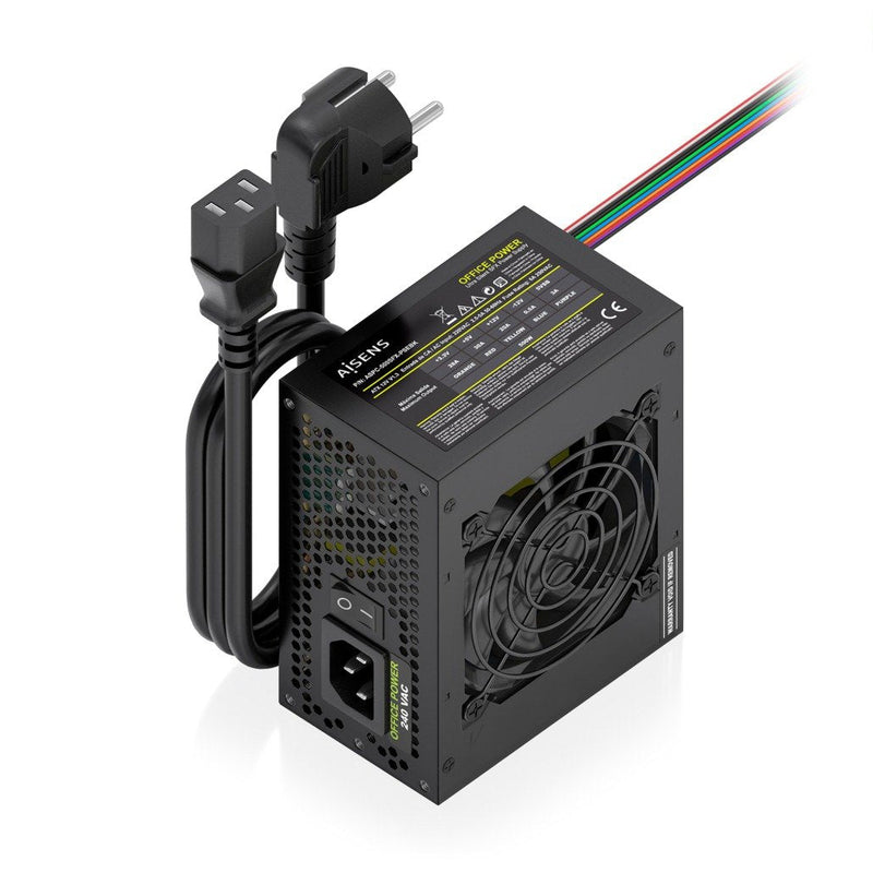 Aisens Power Supply Power Sfx 500W With Cable Power Oem, Black