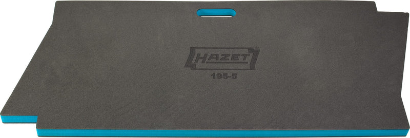 Hazet Mouse Pad Mecánico 195-5, Protection Rodillas Grey/Blue With Forma Logotipo Hazet 195-5
