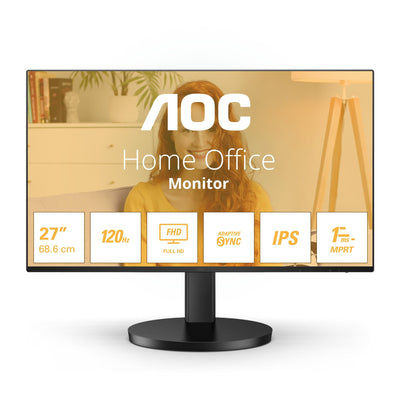 AOC Monitor 27 27B3HA2 16:09 HDMI VGA IPS 100 HZ Speakers Black — image 1