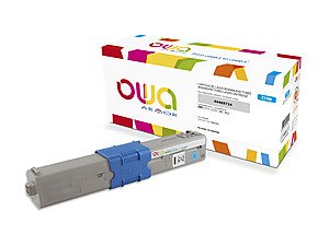 Toner Owa Compatible With Oki 44469724 Cyan (5.000 S.) With Chip