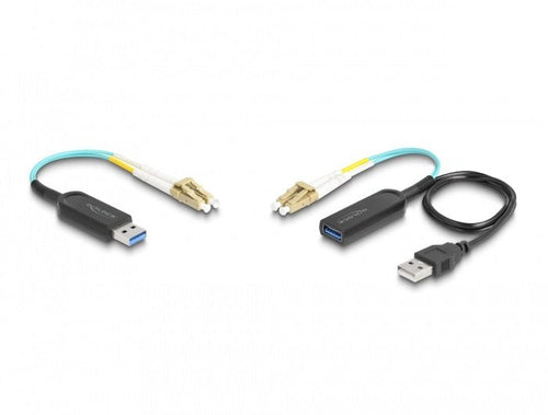 Delock 66466 USB 10Gbps Tipo-a Extender Set Sobre Cable Lc Duplex — image 1