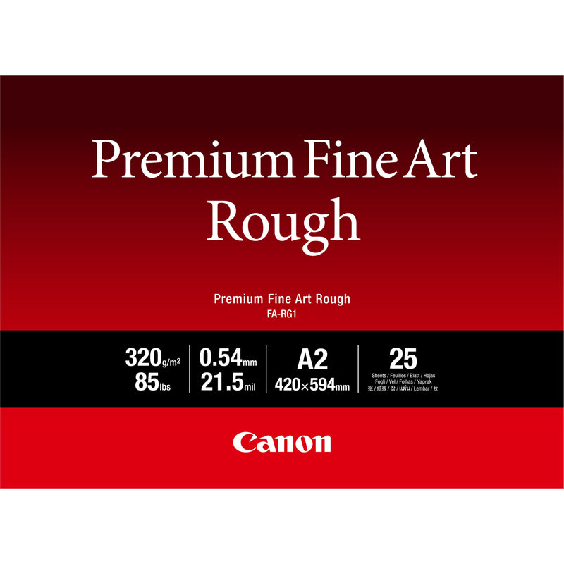 Canon Fa-rg 1 Premium Fine Art Rough a 2, 25 Sheet, 320G