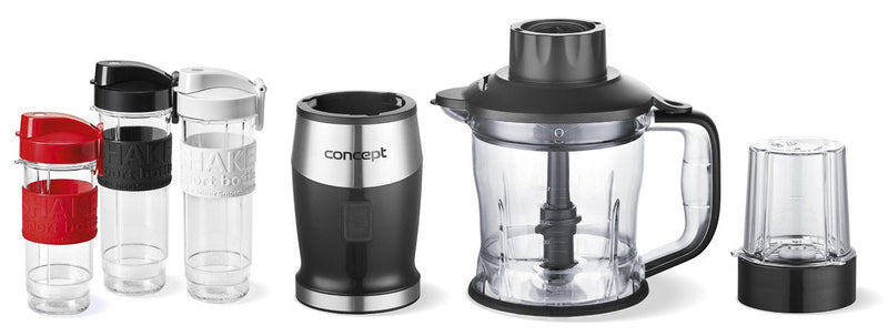 Concept Blender SM3390 1,2 L Inmersión 700W Black Steel Inoxidable