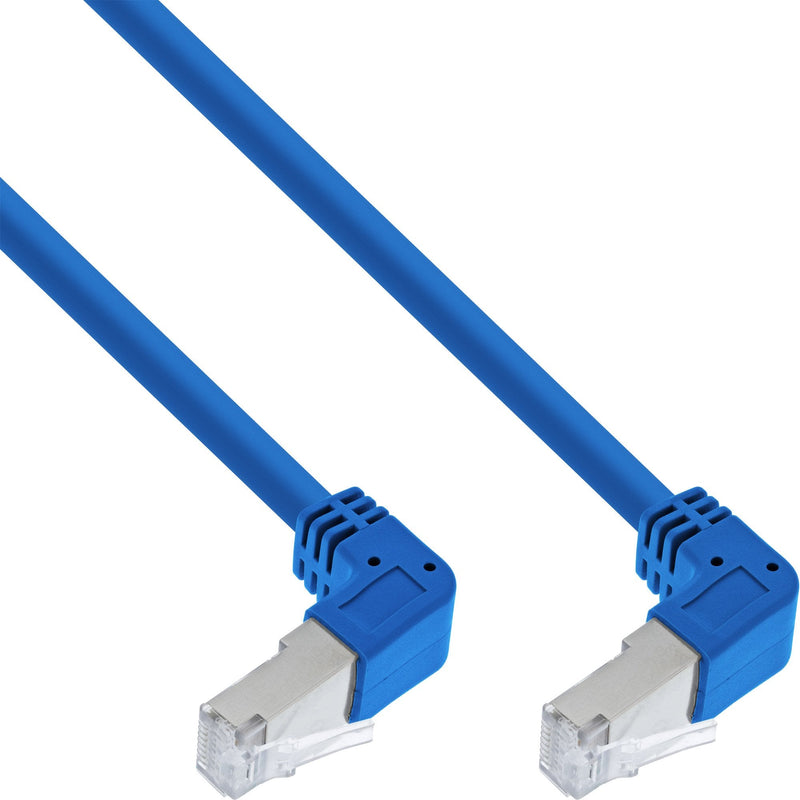 Inline® Network Cable Two Side Down Angled, S/FTP, CAT.6, 250MHZ, Pvc, 1.50M