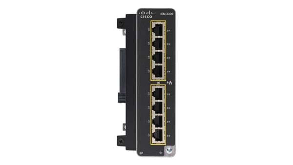 Cisco IEM-3300-8P Switch Gestionado L2 Gigabit Ethernet (10/100/1000) Energía Sobre Ethernet (PoE) Black