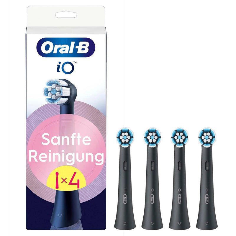 Braun Oral-b Io Set Of Cleaning Soft 4, Accesorio Brush Black Zonas Sensibles And Encías Más Sanas 87002161946