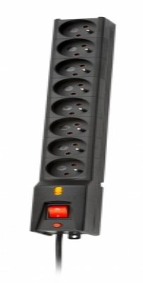 Lestar Power Strip Lxa 816, 3L, 5,0M, Black