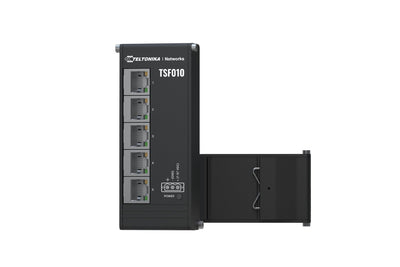 Teltonika TSF010, Conmutador Black 5 Ports 10/100 Mbit/S TSF010000000 — image 1