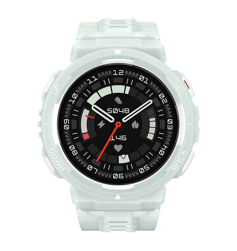 Smartwatch - Amazfit Active Edge Black Pulse, 140MM-205MM, Plastic Bicolor, Green