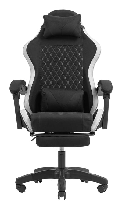 Mars Gaming Chair Gamer Mgcxfgrbl Black And White Reclinable Reposabrazo Adjustable Reposapies Cojines — image 1