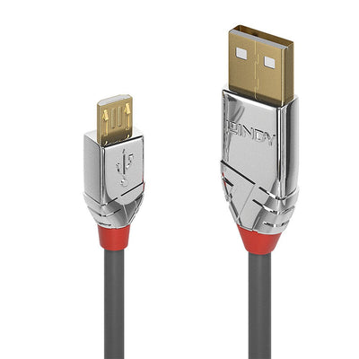 Lindy USB 2.0 Cable Typ a/Micro-b Cromo Line M/M 3M — image 1