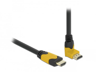 Delock High Speed HDMI Cable Male Gerade a Male 90° Oben Angular 1M — image 1